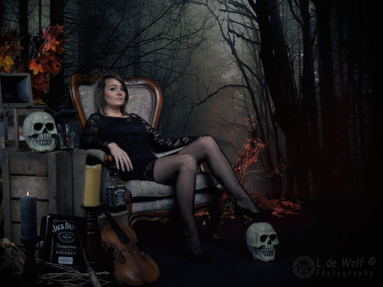 fotograaf Laurens De Wolf - Stephanie Halloween